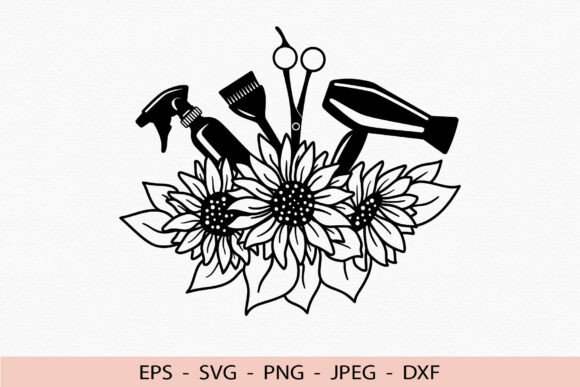 Barber Floral Border Svg Flowers Logo Review