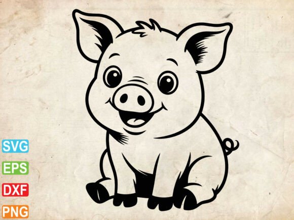 Cute Floral Pig Svg, Pig Silhouette: Real Embroidery Review