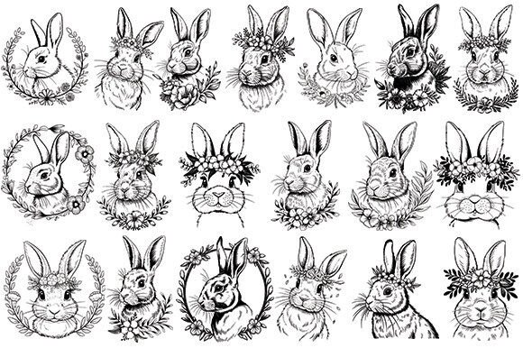 Easter Floral Rabbit SVG Bundle Review