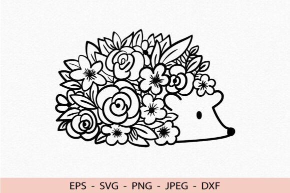 Floral Hedgehog Svg Cute Animal Cricut Review