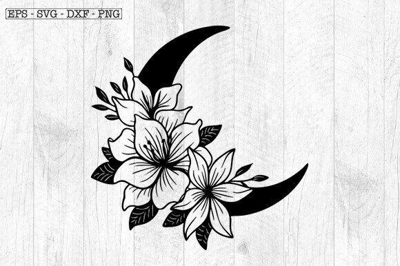 Floral Moon Svg, Crescent Moon Svg: A Designer's Real-World Review