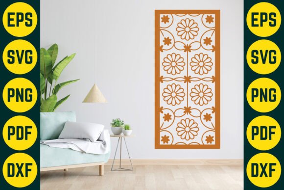 Laser Cut Floral Panel SVG Design 1 Review