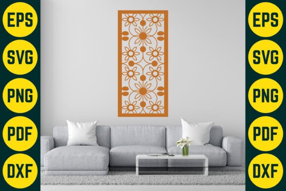 Laser Cut Floral Panel SVG Design 3 Review