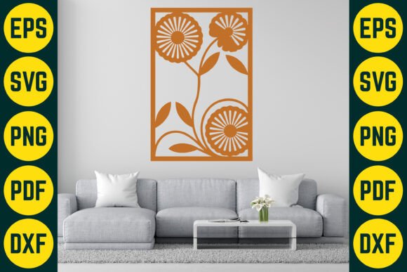 Laser Cut Floral Panel SVG Design 5 Review