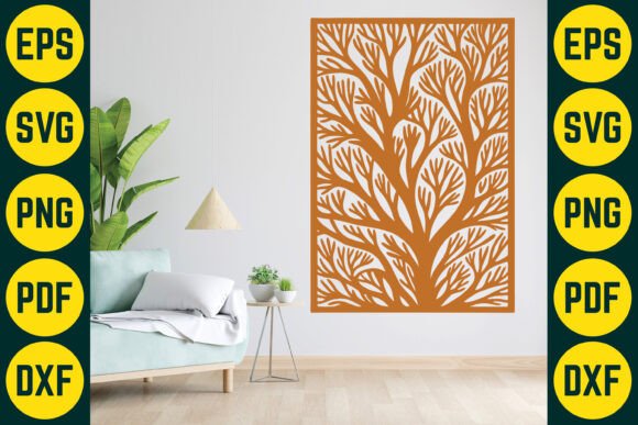 Laser Cut Floral Panel SVG Design 6 Review