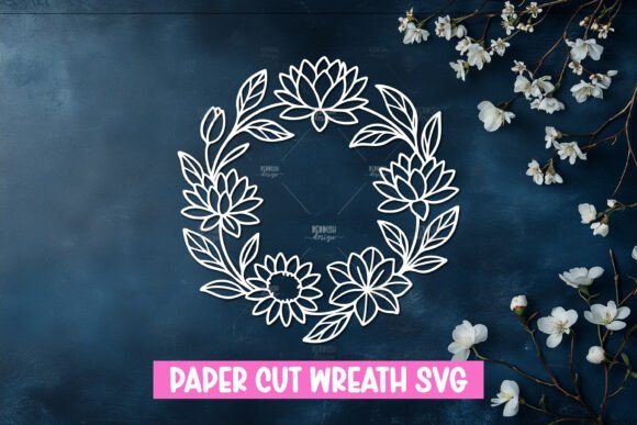 Review: Paper Cut Floral Wreath SVG for Paper