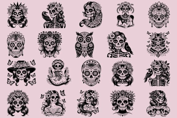 Sugar Skull Svg Bundle: A Designer's Stitch Test